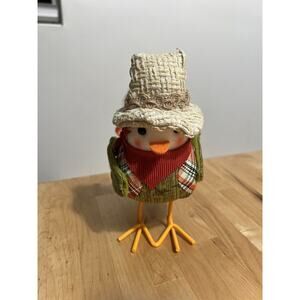 CVS Harvest Bird Figurine Autumn Hat EUC